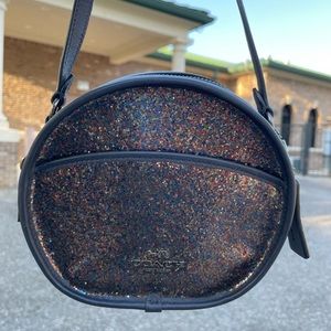 Coach Glitter Metallic Crossbody Canteen Purse